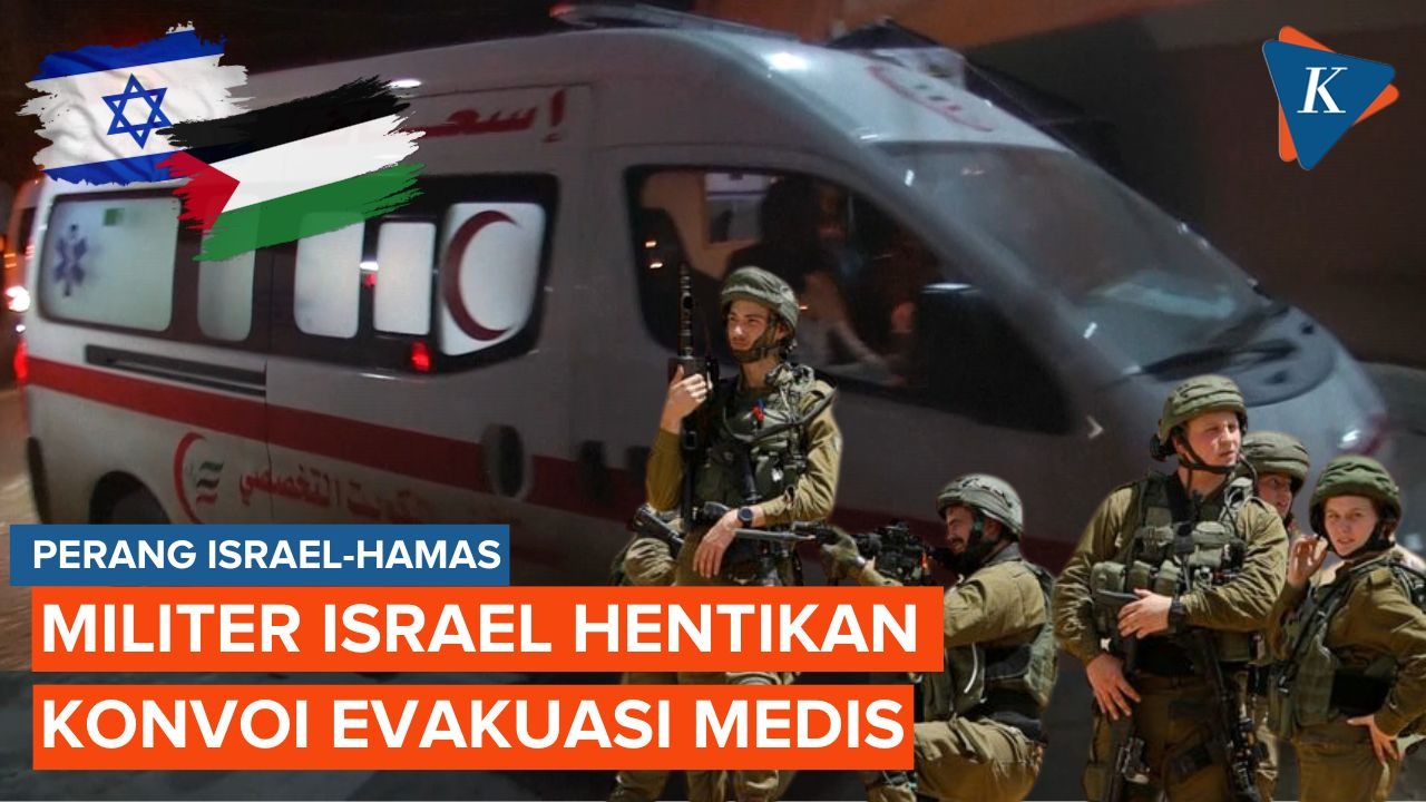 PBB: Militer Israel Hentikan Konvoi Evakuasi Medis